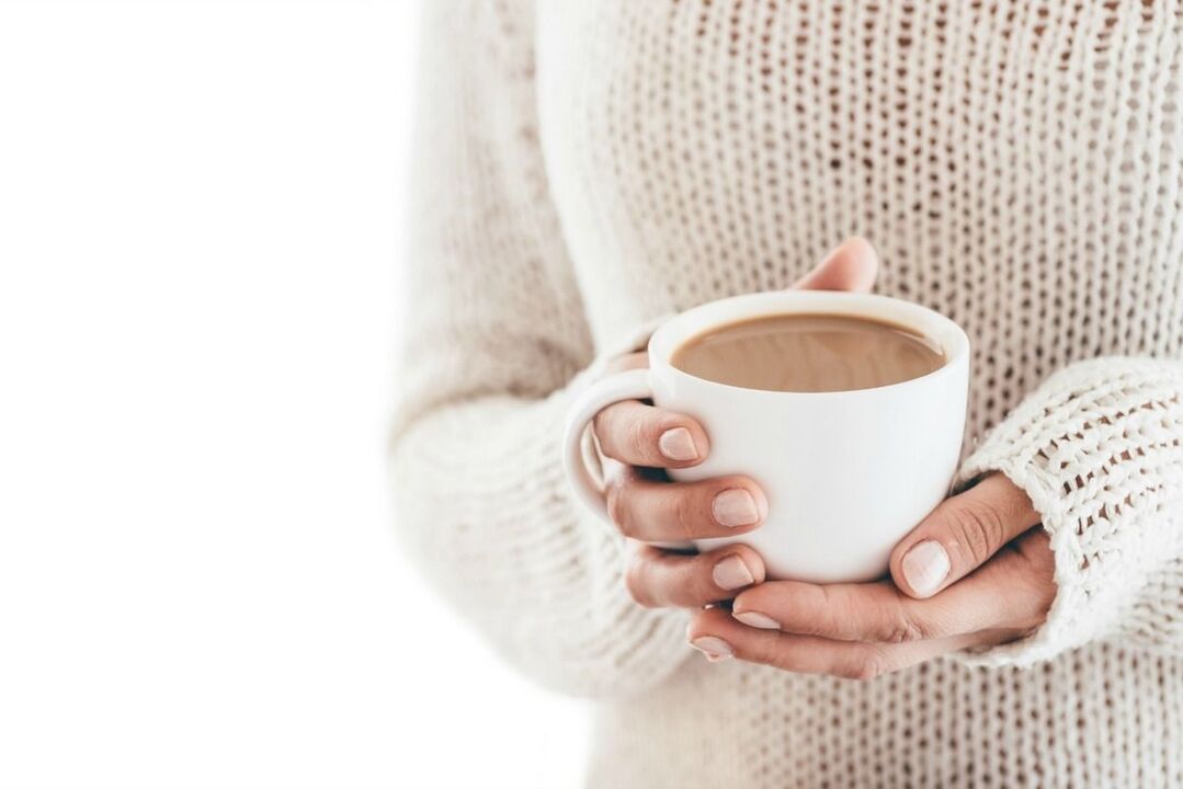 A drink with keto coffee for weight loss